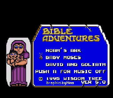 Bible Adventures (USA) (Unl) screen shot title